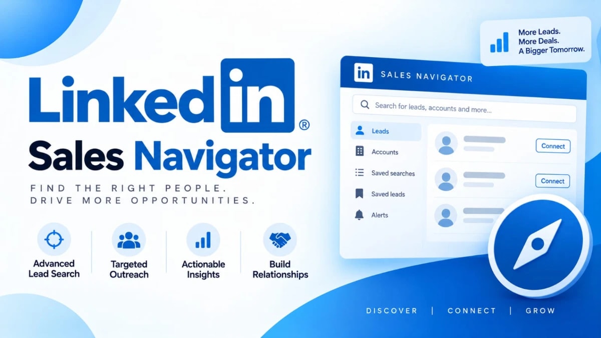LinkedIn - Sales Navigator Core - VIA LOGIN card artwork