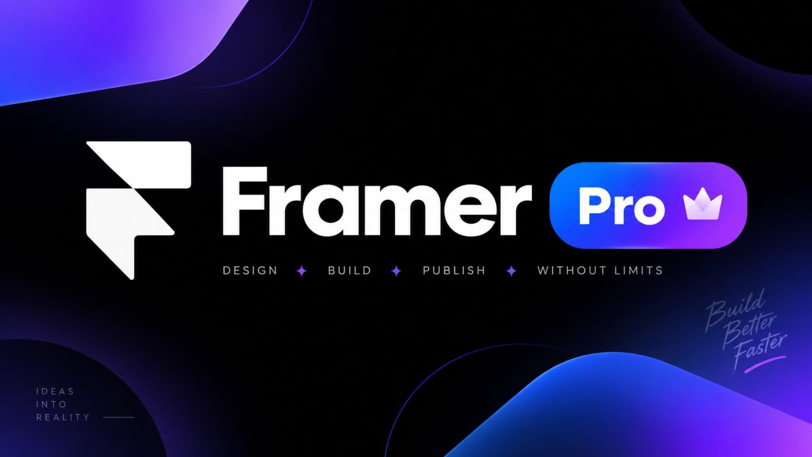 Framer pro - 1 Year card artwork