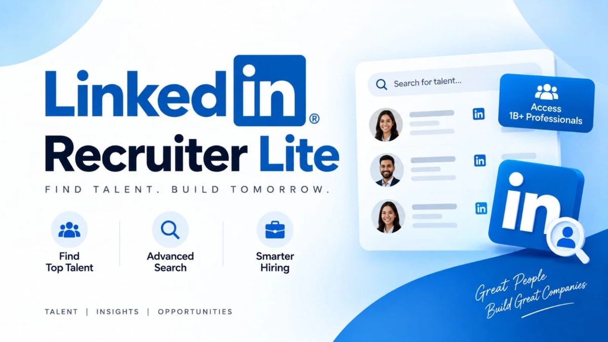 LinkedIn - Recruiter Lite - VIA LOGIN card artwork